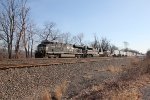 NS train 25G with Wabash heritage unit 2nd